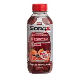 Isotônico Sorox Frutas Vermelhas Zero Açúcar 550ml
