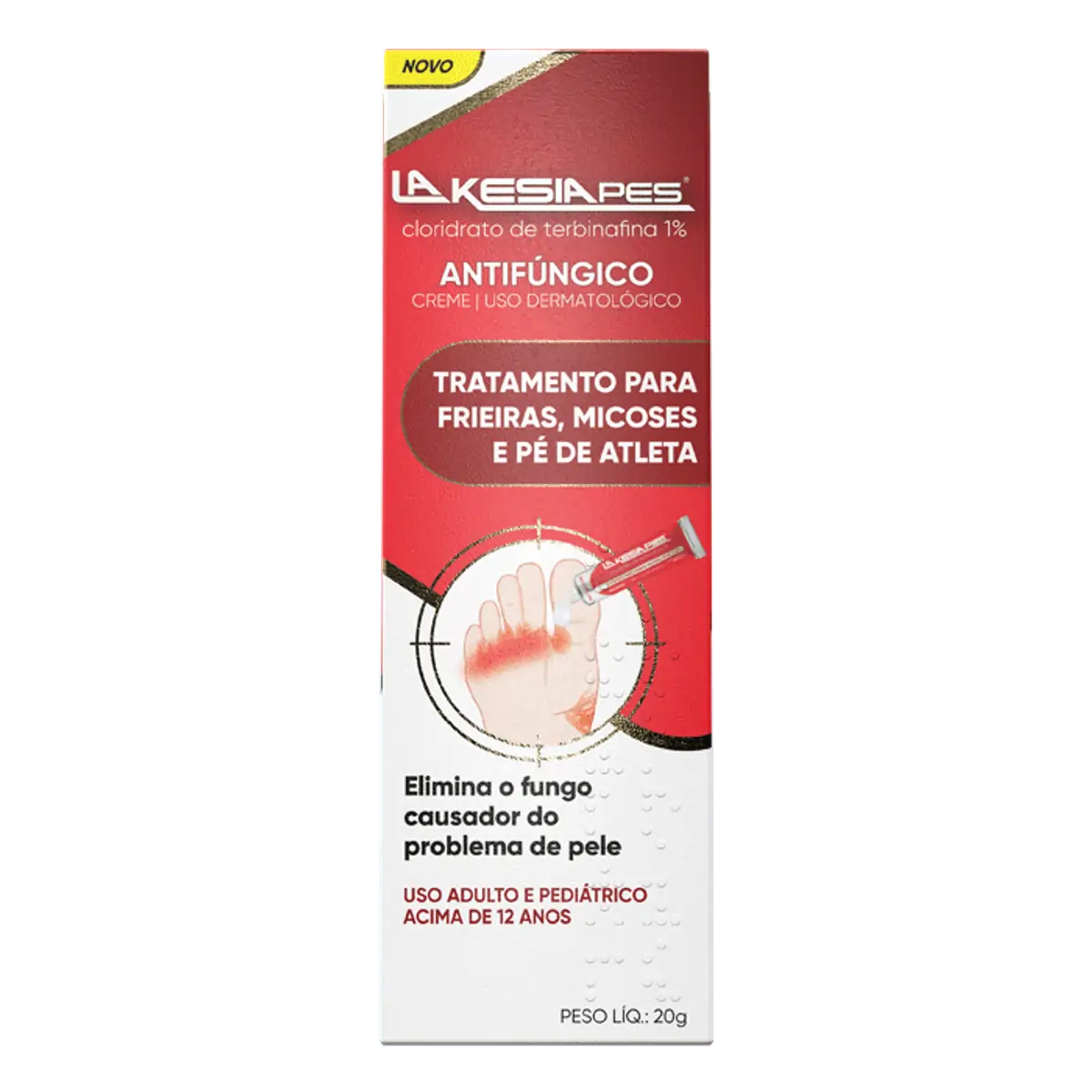 Creme Antifúngo LakesiaPRO Frieiras e Micoses 20g