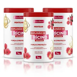 Creme Para Pentear Beleza Natural Explosão De Rícino 1kg