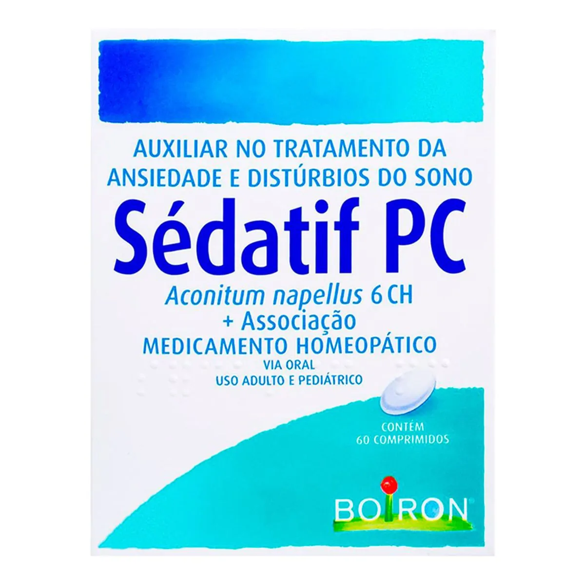 Calmante Sédatif Pc 0,5mg 60 Comprimidos
