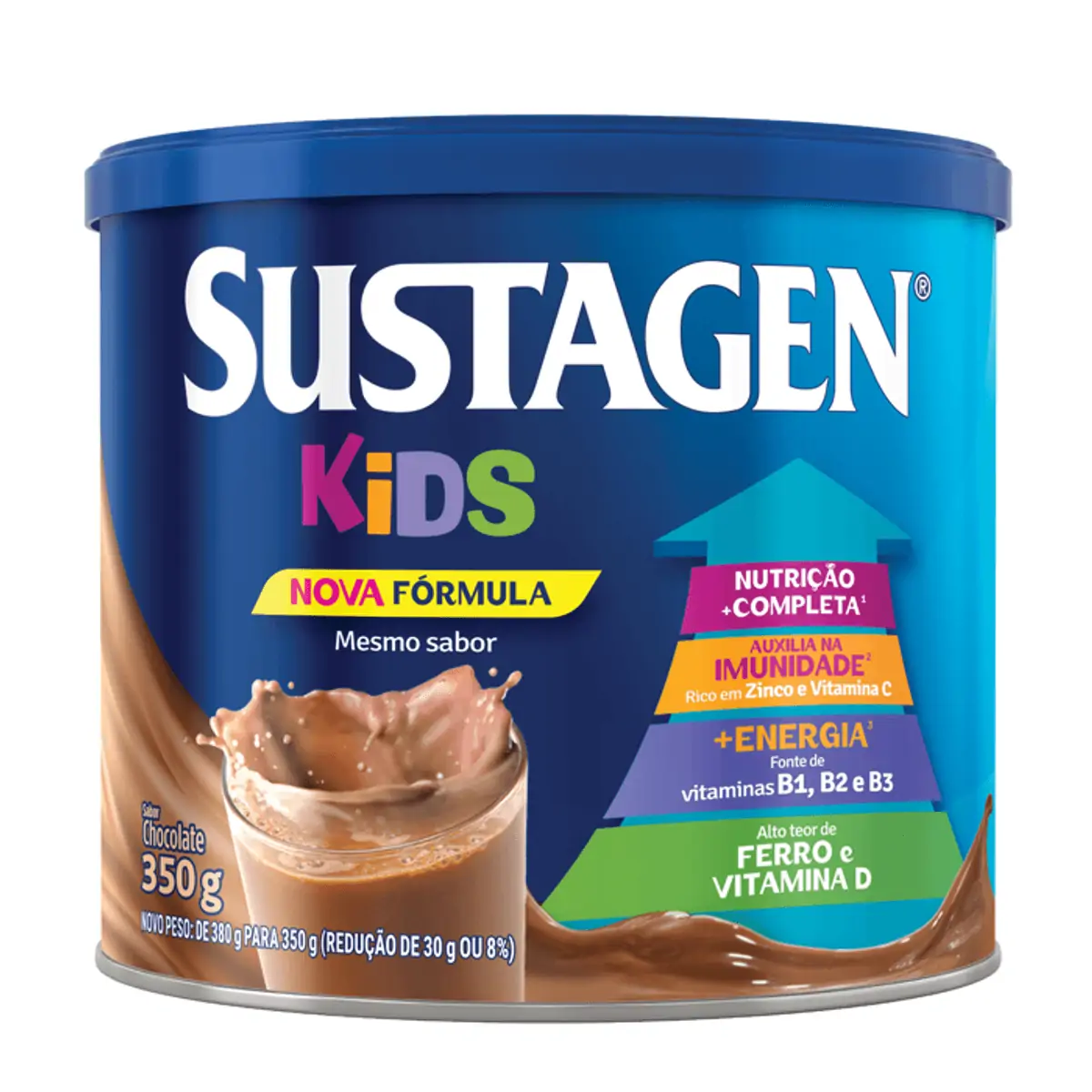 Complemento Alimentar Sustagem Kids Sabor Chocolate 350g