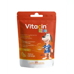 Vitacin Kids Laranja 30Mg C/25 Gomas
