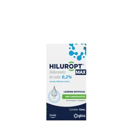 Colírio Lubrificante Hiluropt 2mg/ml 10ml