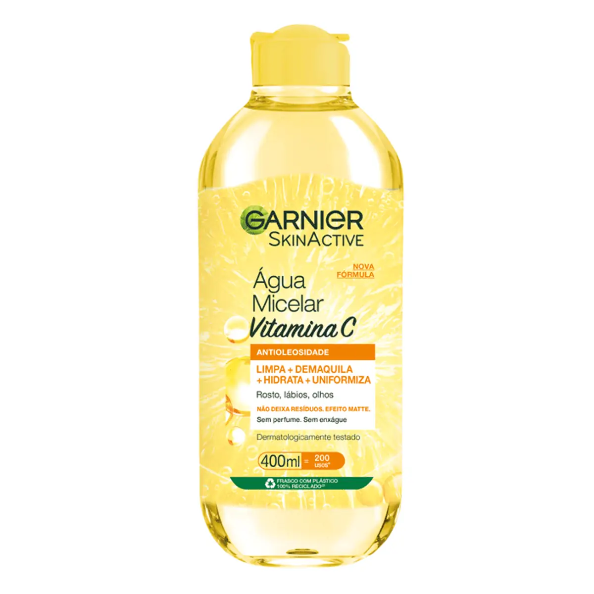 Água Micelar Garnier SkinActive Antioleosidade Vitamina C 400ml