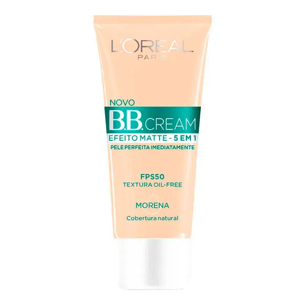 Base BB Cream LOréal Paris Efeito Matte Cor Escura FPS50 30ml