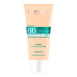 Base BB Cream LOréal Paris Efeito Matte Cor Escura FPS50 30ml