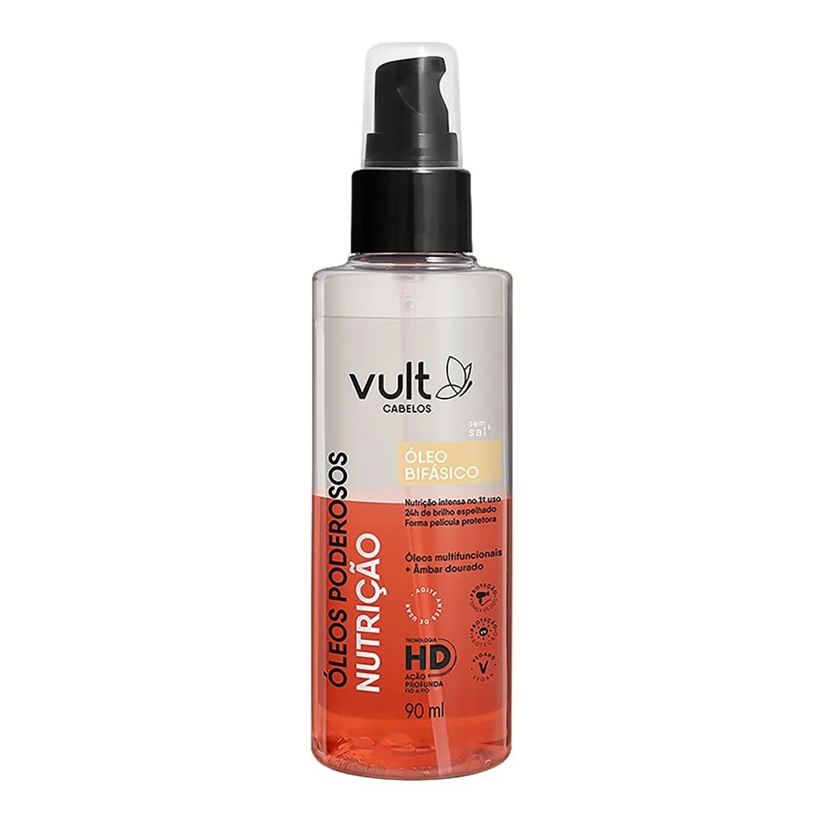 Óleo Bifásico Vult Cabelos Óleos Poderosos Nutrição 90ml