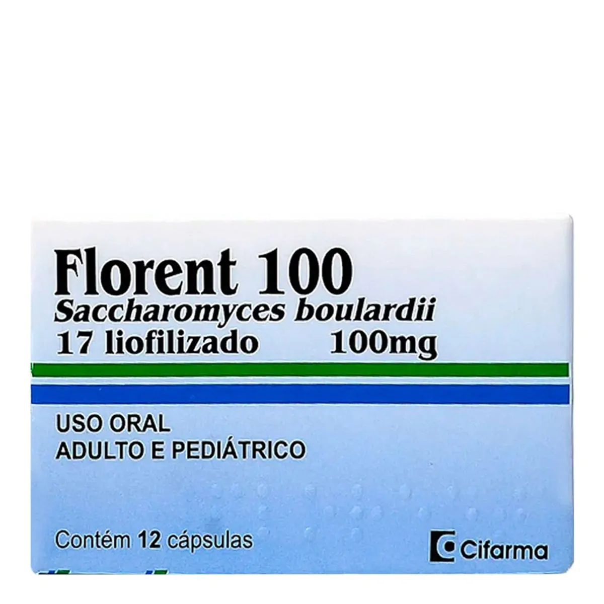 Antidiarreico Florent 100mg 12 Cápsulas