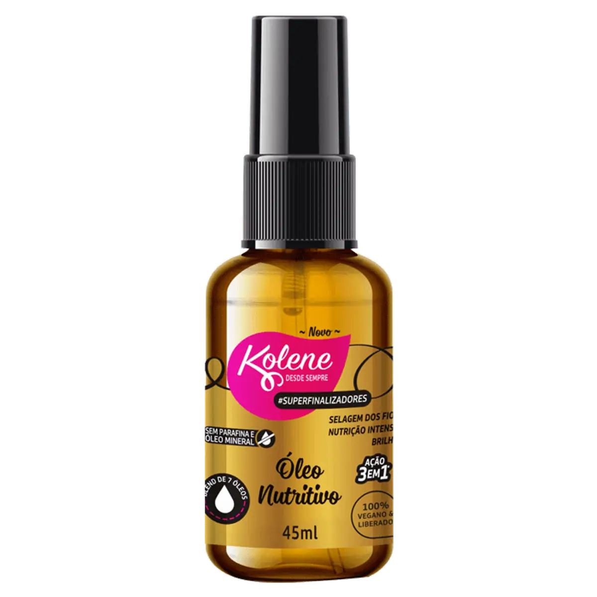 Óleo Capilar Nutritivo Kolene #Superfinalizadores 45ml Spray