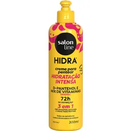 Creme Para Pentear 3 Em 1 Salon Line Hidra Hidratação Intensa D-Pantenol 300ml