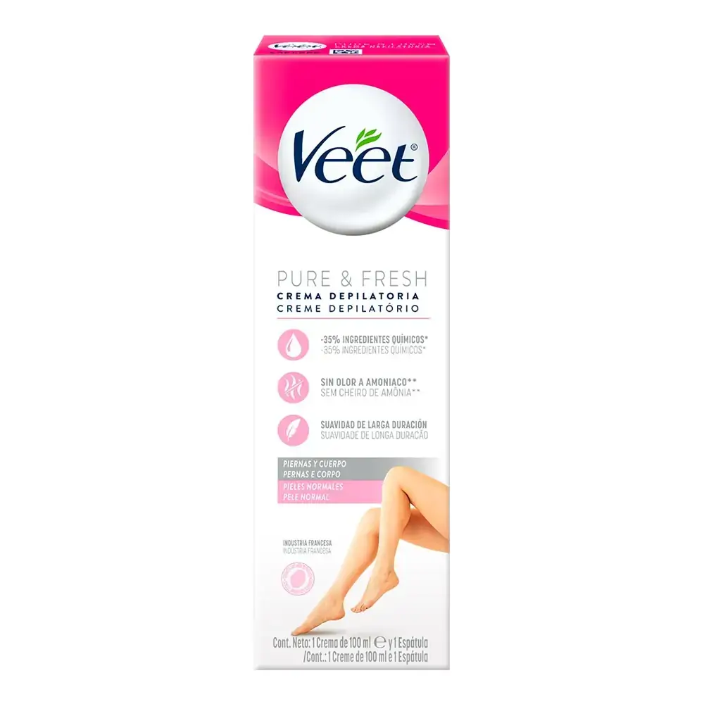 Creme Depilatório Veet Pele Normal Pernas E Corpo 100ml